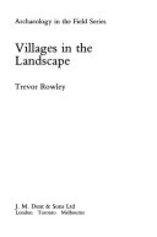 Cover of Villages in the Landscape