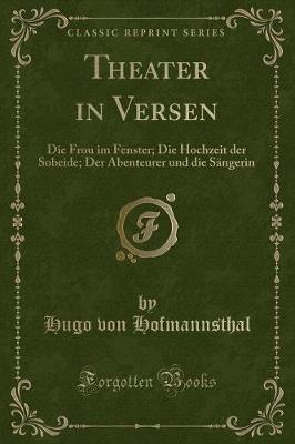 Book cover for Theater in Versen