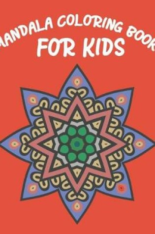 Cover of mandala coloring book for kids