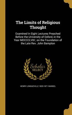 Book cover for The Limits of Religious Thought