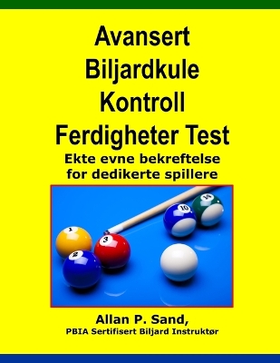 Book cover for Avansert Biljardkule Kontroll Ferdigheter Test