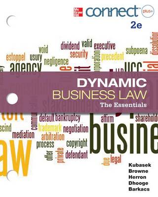 Book cover for Loose Leaf Version of Dynamic Business Law: The Essentials with Connect Access Card