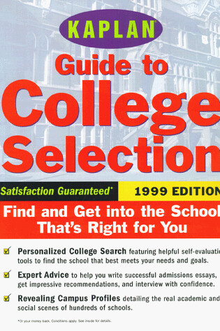 Cover of Kaplan Guide to College Selection