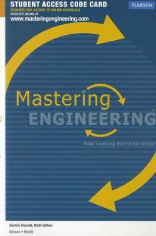 Cover of Mastering Engineering without Pearson eText -- Access Card --for Electric Circuits