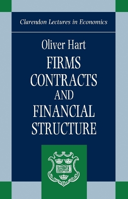 Book cover for Firms, Contracts, and Financial Structure