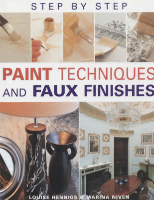 Book cover for Step-by-step Paint Techniques and Faux Effects