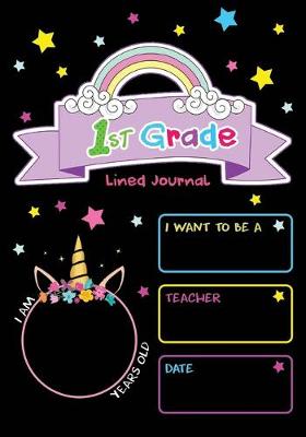Book cover for 1st Grade Lined Journal