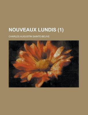 Book cover for Nouveaux Lundis (1 )