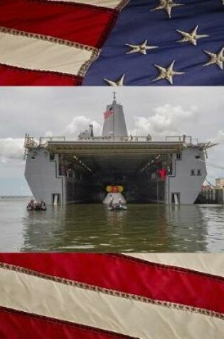 Cover of US Navy Amphibious Transport Dock Ship USS Arlington (LPD 24) with Orion Space Capsule Journal