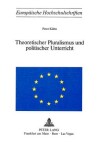 Book cover for Theoretischer Pluralismus Und Politischer Unterricht