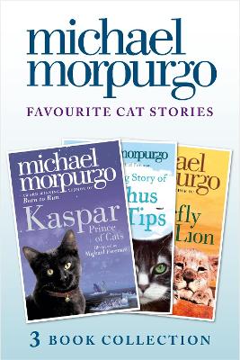 Book cover for Favourite Cat Stories: The Amazing Story of Adolphus Tips, Kaspar and The Butterfly Lion