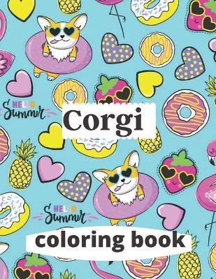 Book cover for Corgi coloring book