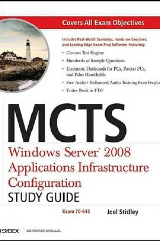 Cover of McTs: Windows Server 2008 Applications Infrastructure Configuration Study Guide