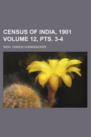 Cover of Census of India, 1901 Volume 12, Pts. 3-4