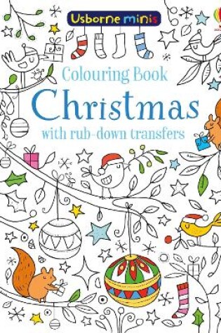 Cover of Colouring Book Christmas with rub-down transfers