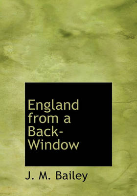 Book cover for England from a Back-Window