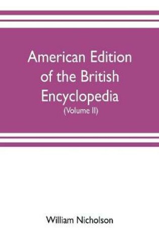 Cover of American edition of the British encyclopedia, or Dictionary of arts and sciences