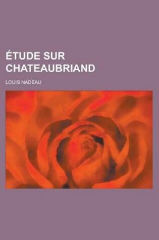 Cover of Etude Sur Chateaubriand