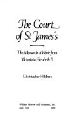 Cover of The Court of St. James's