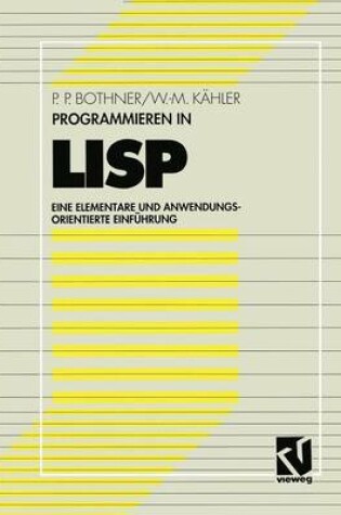 Cover of Programmieren in LISP