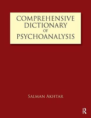 Book cover for Comprehensive Dictionary of Psychoanalysis