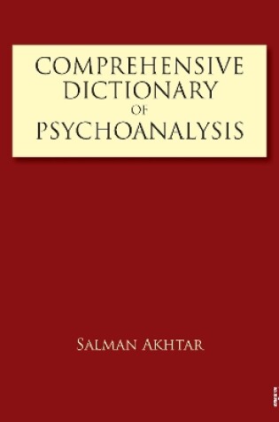 Cover of Comprehensive Dictionary of Psychoanalysis