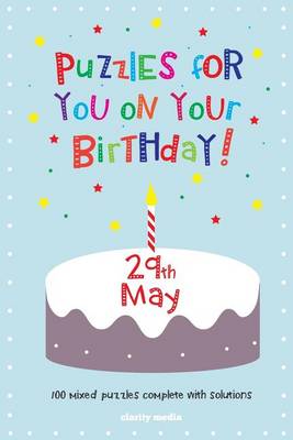 Book cover for Puzzles for you on your Birthday - 29th May