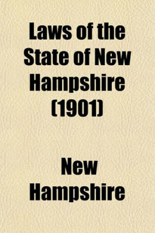 Cover of Laws of the State of New Hampshire (1901)