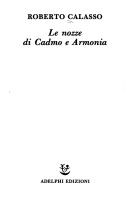 Book cover for Il Nozze Cadmo e Armonia