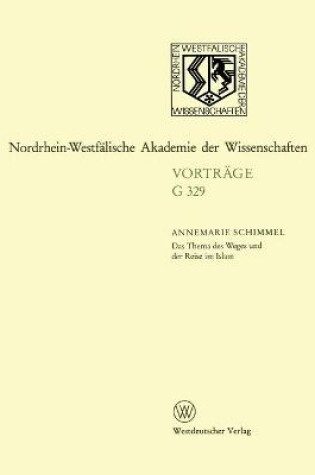 Cover of Das Thema des Weges und der Reise im Islam