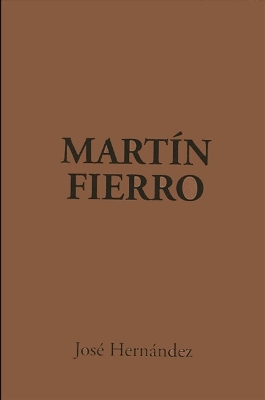 Book cover for Martín Fierro