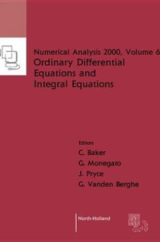 Cover of Ordinary Differential Equations and Integral Equations