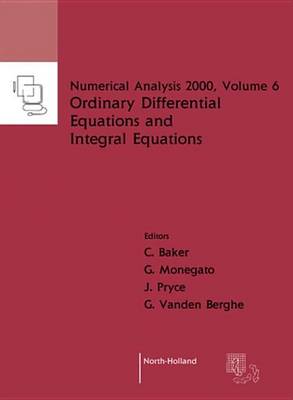 Cover of Ordinary Differential Equations and Integral Equations