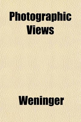 Book cover for Photographic Views