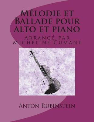 Book cover for Melodie et Ballade pour alto et piano