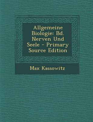 Book cover for Allgemeine Biologie