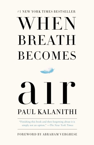 Book cover for When Breath Becomes Air