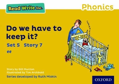 Cover of Read Write Inc. Phonics: Do We Have to Keep it? (Yellow Set 5 Storybook 7)