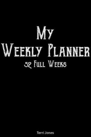 Cover of My Weekly Planner