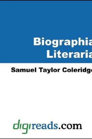 Cover of Biographia Literaria
