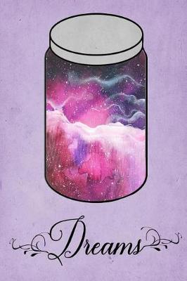 Cover of Dream Journal - Pink Watercolor Dream Jar (Purple)