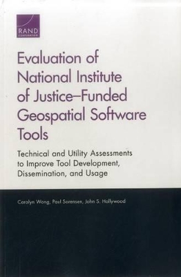 Book cover for Evaluation of National Institute of Justice-Funded Geospatial Software Tools