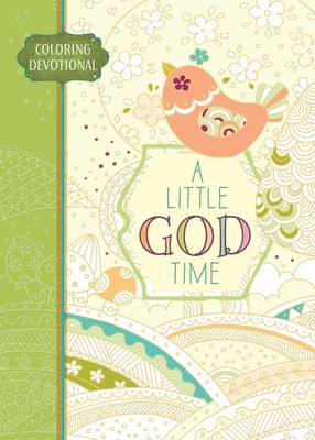 Book cover for Adult Colouring Book: Little God Time Colouring Devotional,A