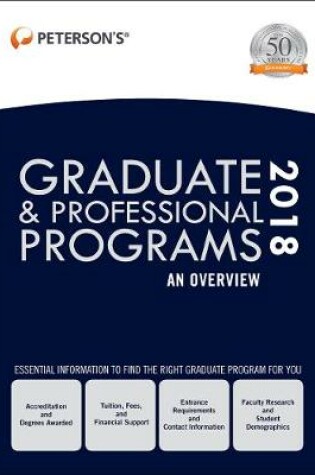 Cover of Graduate & Professional Programs: An Overview 2018