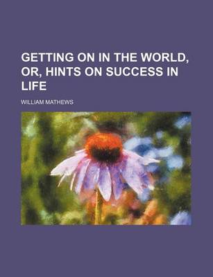 Book cover for Hints on Success in Life