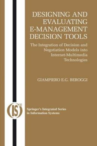 Cover of Designing and Evaluating E-Management Decision Tools