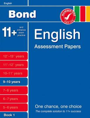 Book cover for Bond English Assessment Papers 9-10 Years Book 1