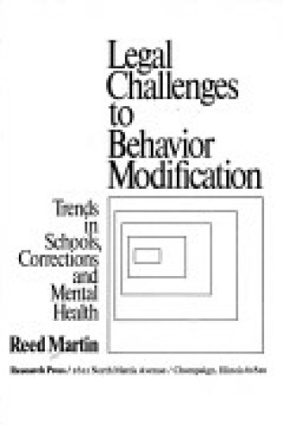 Cover of Legal Challenges to Behaviour Modification