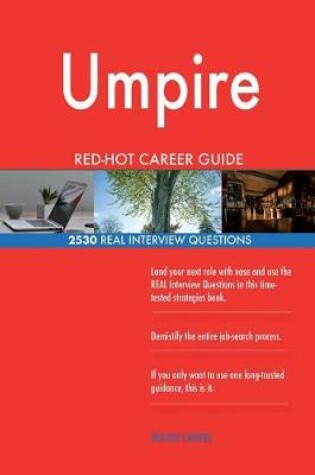 Cover of Umpire RED-HOT Career Guide; 2530 REAL Interview Questions