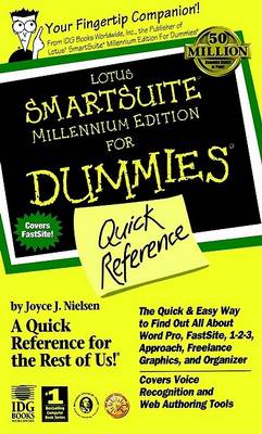 Cover of Smartsuite Millennium Edition for Dummies Quick Reference